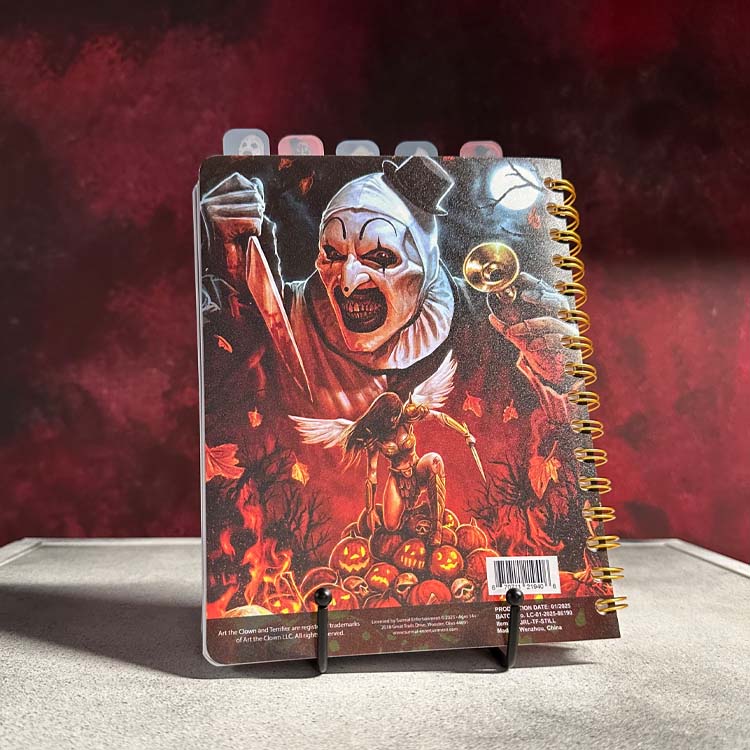 Terrifier Art the Clown Notebook Journal