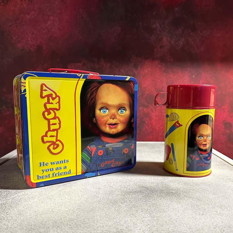 Chucky Good Guys Lunchbox tin with mug