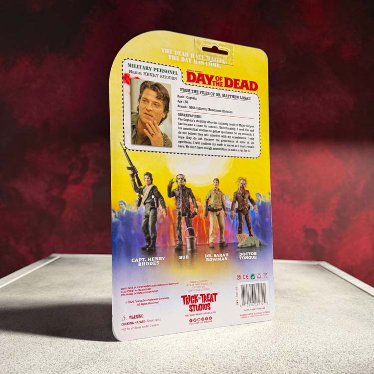 Day of the Dead (1985) – Captain Henry Rhodes 5” Action Figure
