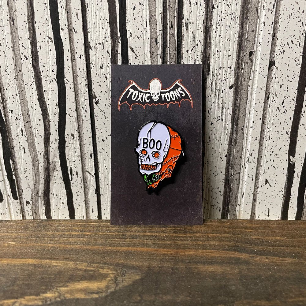 Toxic Toons Boo Enamel Pin