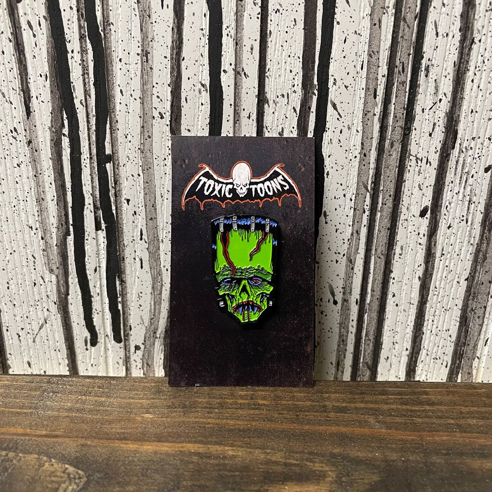 Toxic Toons Frankenstein Monster Enamel Pin