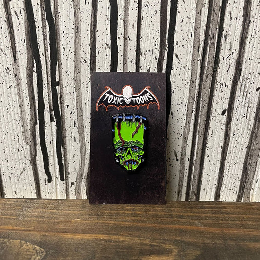 Toxic Toons Frankenstein Monster Enamel Pin
