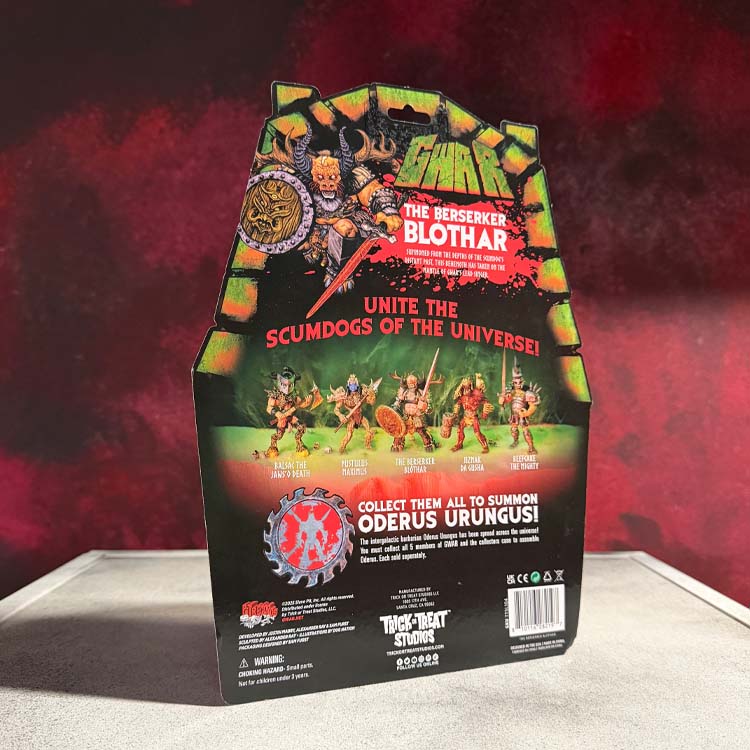 GWAR – Blöthar the Berserker 5" Action Figure