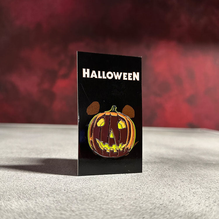 Halloween - Pumpkin Logo Enamel Pin