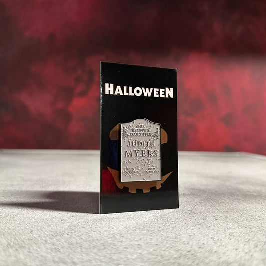 Judith Myers Halloween enamel pin