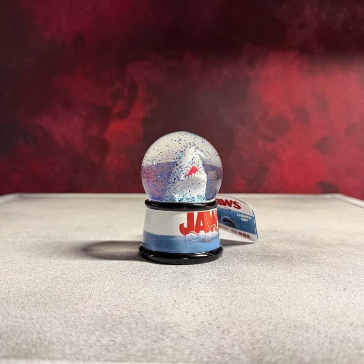 JAWS – Light-Up Mini Snow Globe | 3” Collectible Horror Display
