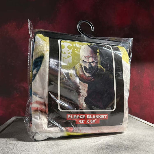 Terrifier – Art the Clown Fleece Blanket - Home & Decor | Terror 29