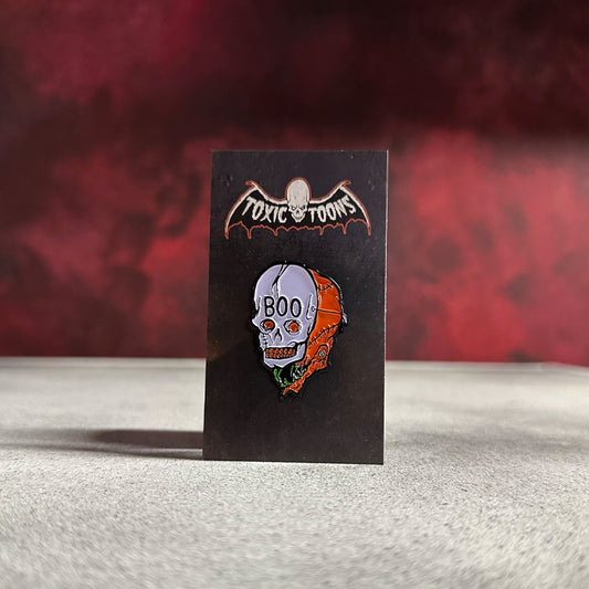 Toxic Toons Boo Enamel Pin