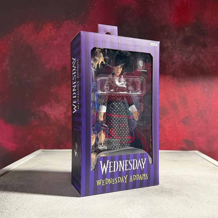 Wednesday – Wednesday Addams (Classic Dress) 8" Clothed Action Figure