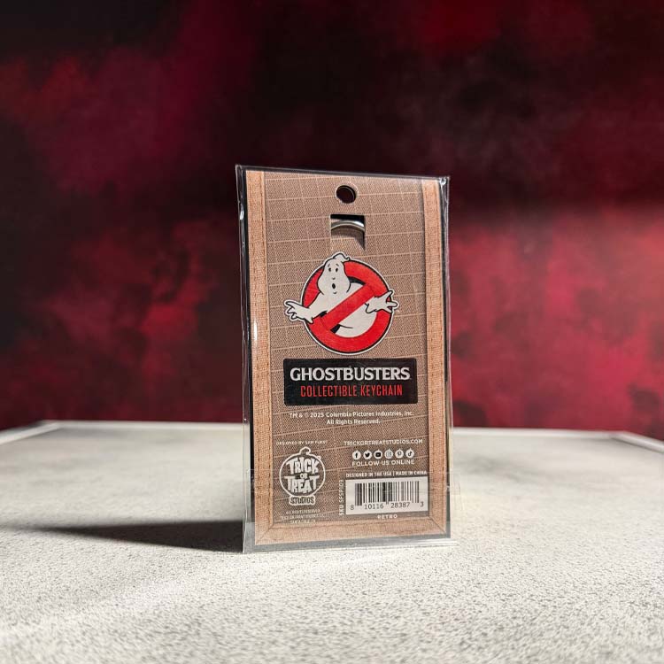 Ghostbusters – Retro Leather Keychain