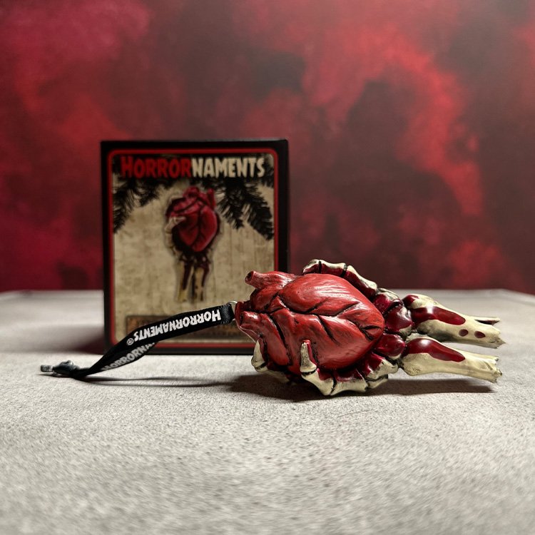 Here's My Heart Horror Ornament (Horrornament)
