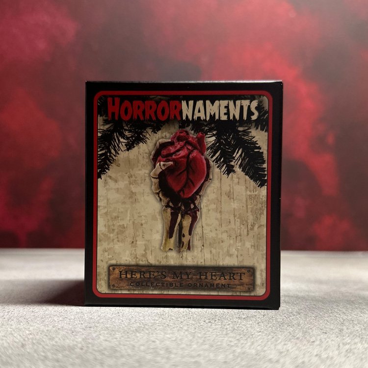 Here's My Heart Horror Ornament (Horrornament)