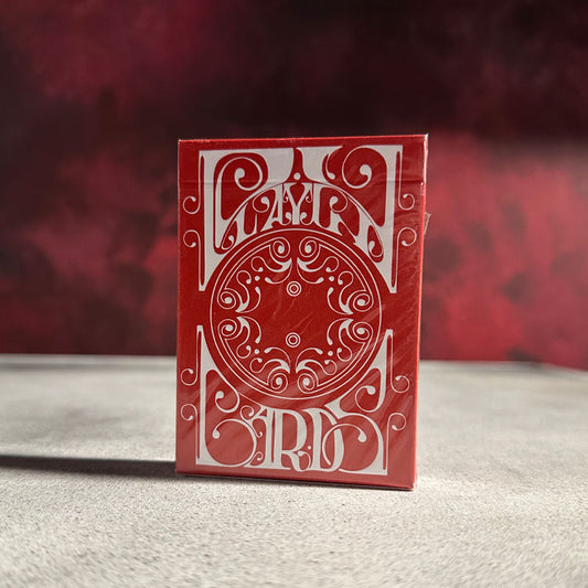 Smoke & Mirrors V8 Red (Standard) Edition Playing Cards - front view | Terror 29
