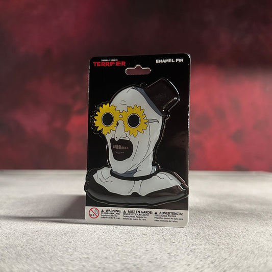 Terrifier Art the Clown Flower Sunglasses Pin