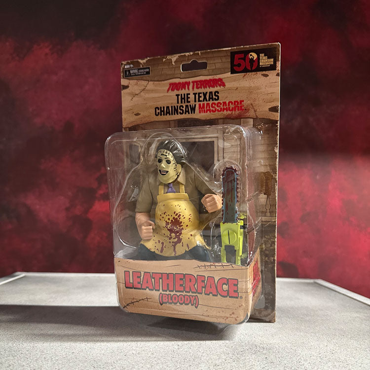 Texas Chainsaw Massacre Leatherface NECA Toony Terrors figure in original packaging ships nationwide