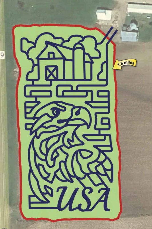 Terror 29 Haunted Corn Maze Map