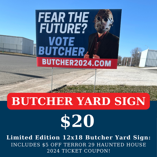 VOTE BUTCHER 2024 Yard Sign