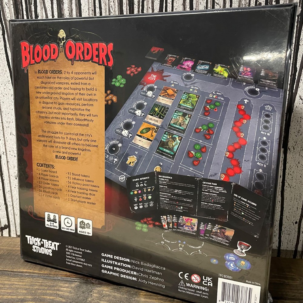 Blood Orders Board Game