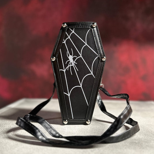 Halloween Coffin Purse Handbag - front view - Accessories | Terror 29