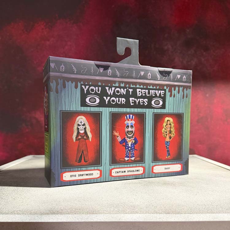 House of 1000 Corpses 20th Anniversary Figures NECA Packaging