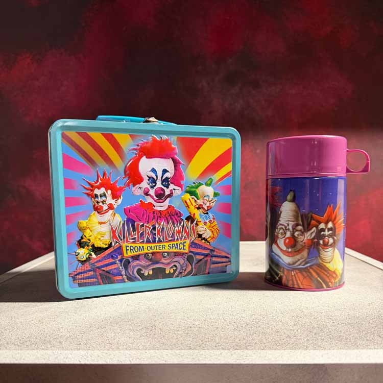 Killer Klowns from Outer Space – Tin Titans Lunch Box with Thermos&nbsp;