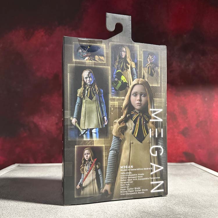 NECA Ultimate M3GAN 7" Scale Action Figure packaging  ships nationwide