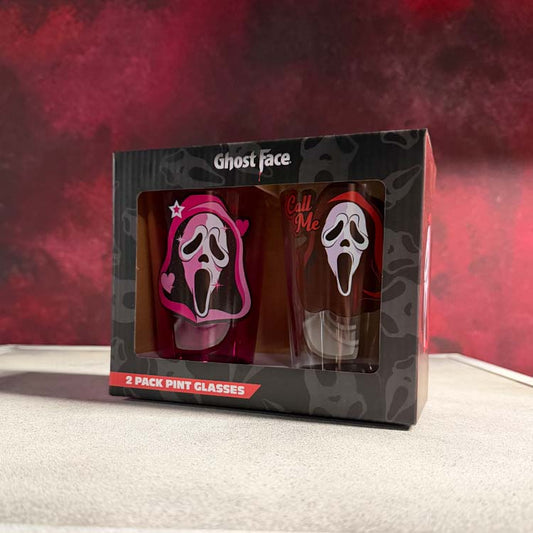 Scream – Ghost Face 2-Pack Pint Glass Set