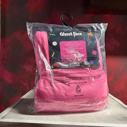 Scream – Ghostface Hot Pink Fleece Blanket | 45” x 60”