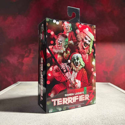Terrifier 3 – Ultimate Bloody Santa Suit Art the Clown 7-Inch Action Figure