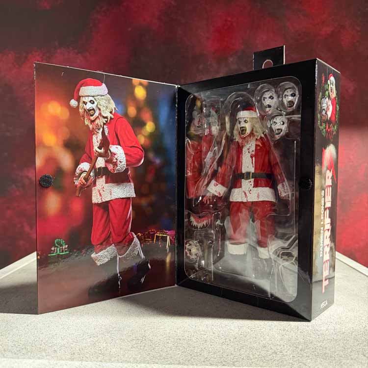 Terrifier 3 – Ultimate Bloody Santa Suit Art the Clown 7-Inch Action Figure