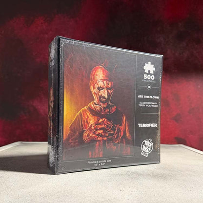 Terrifier – 500 Piece Jigsaw Puzzle | Art the Clown Horror Puzzle