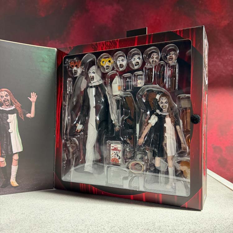 Terrifier 2 – Ultimate Art the Clown and The Little Pale Girl NECA 2-Pack