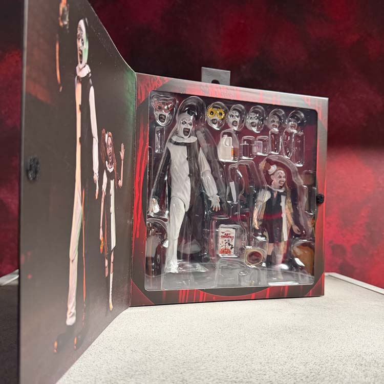 Terrifier 2 – Ultimate Art the Clown and The Little Pale Girl NECA 2-Pack
