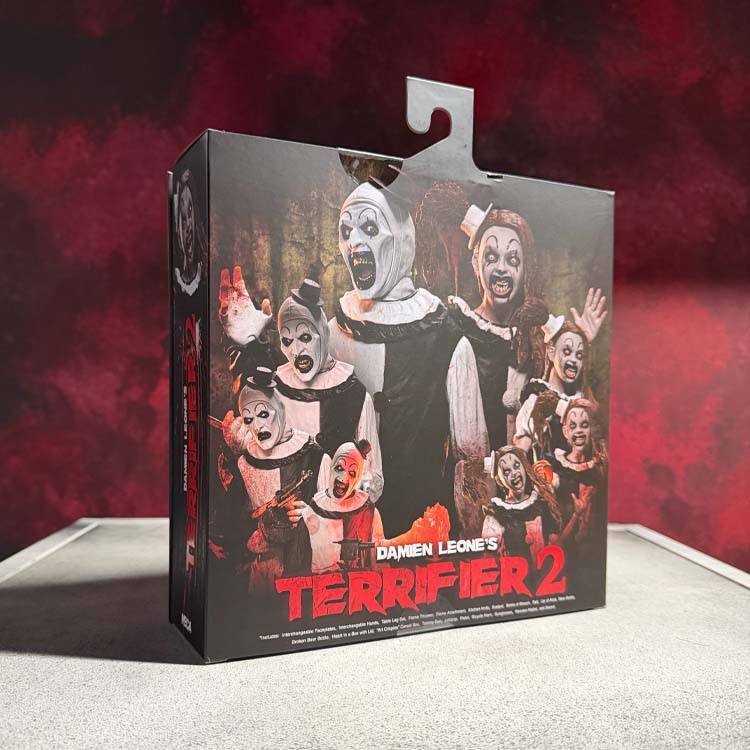 Terrifier 2 – Ultimate Art the Clown and The Little Pale Girl NECA 2-Pack