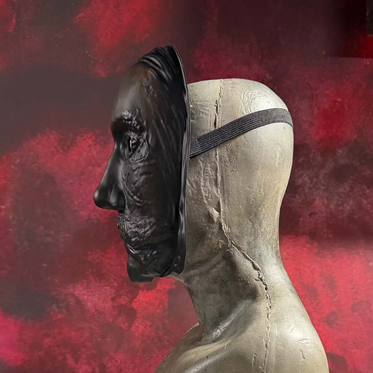 Thanksgiving Film John Carver Injection Mask by Trick or Treat Studios side view