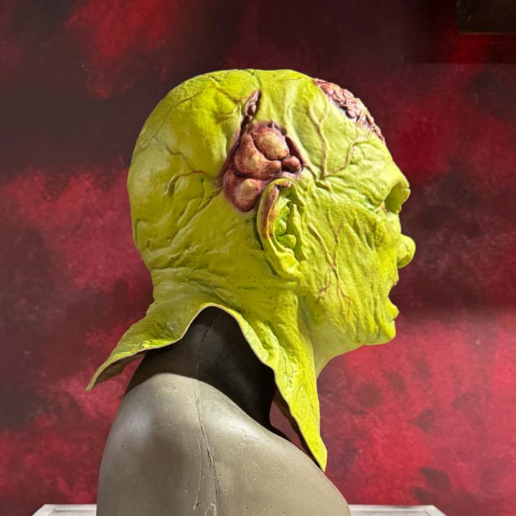 The Toxic Avenger_2025_-Toxie Mask SIDEVIEW by trick or treat studios