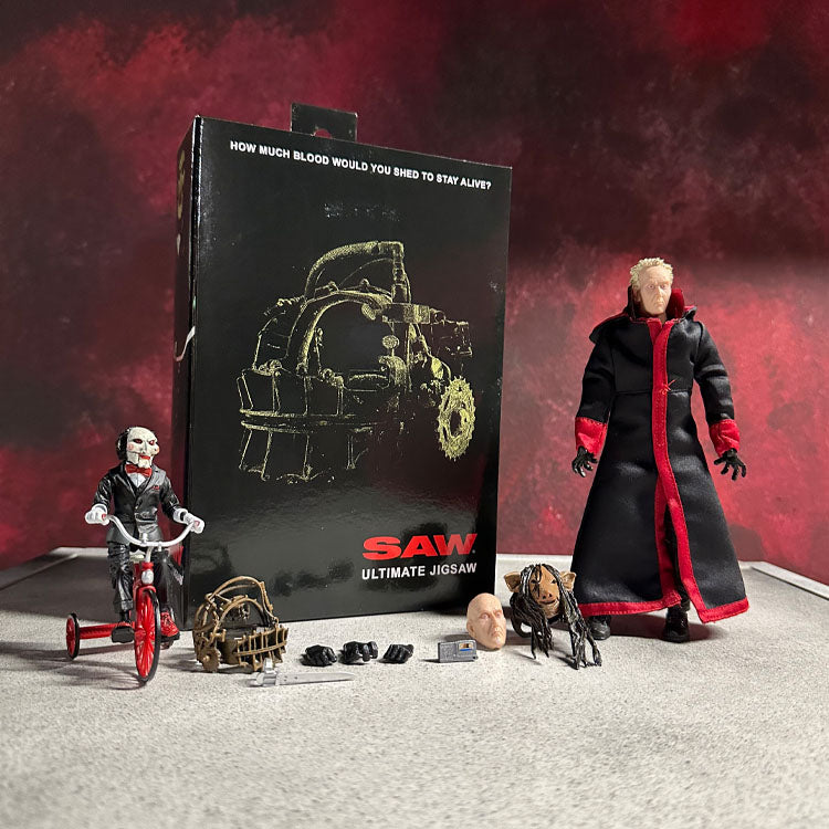 SAW (Franchise) - Ultimate Jigsaw Killer 7” Scale Action Figure (Black Robe)