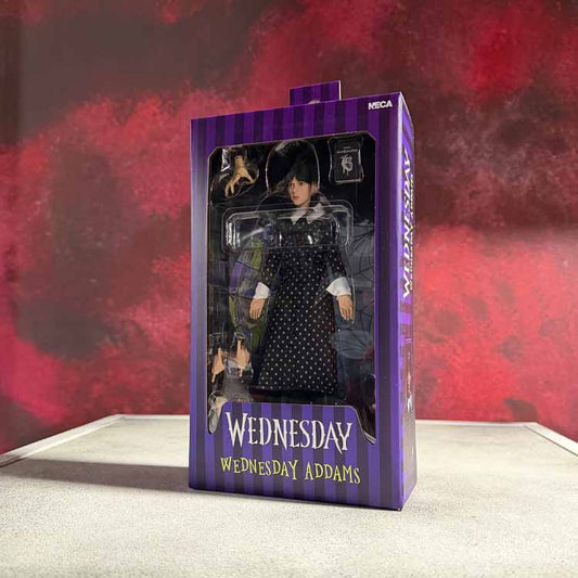 Wednesday – Wednesday Addams (Classic Dress) 8" Clothed Action Figure