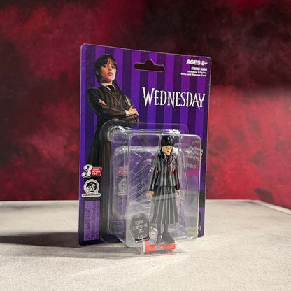 Wednesday Addams3.75 action figure super impulse packaging
