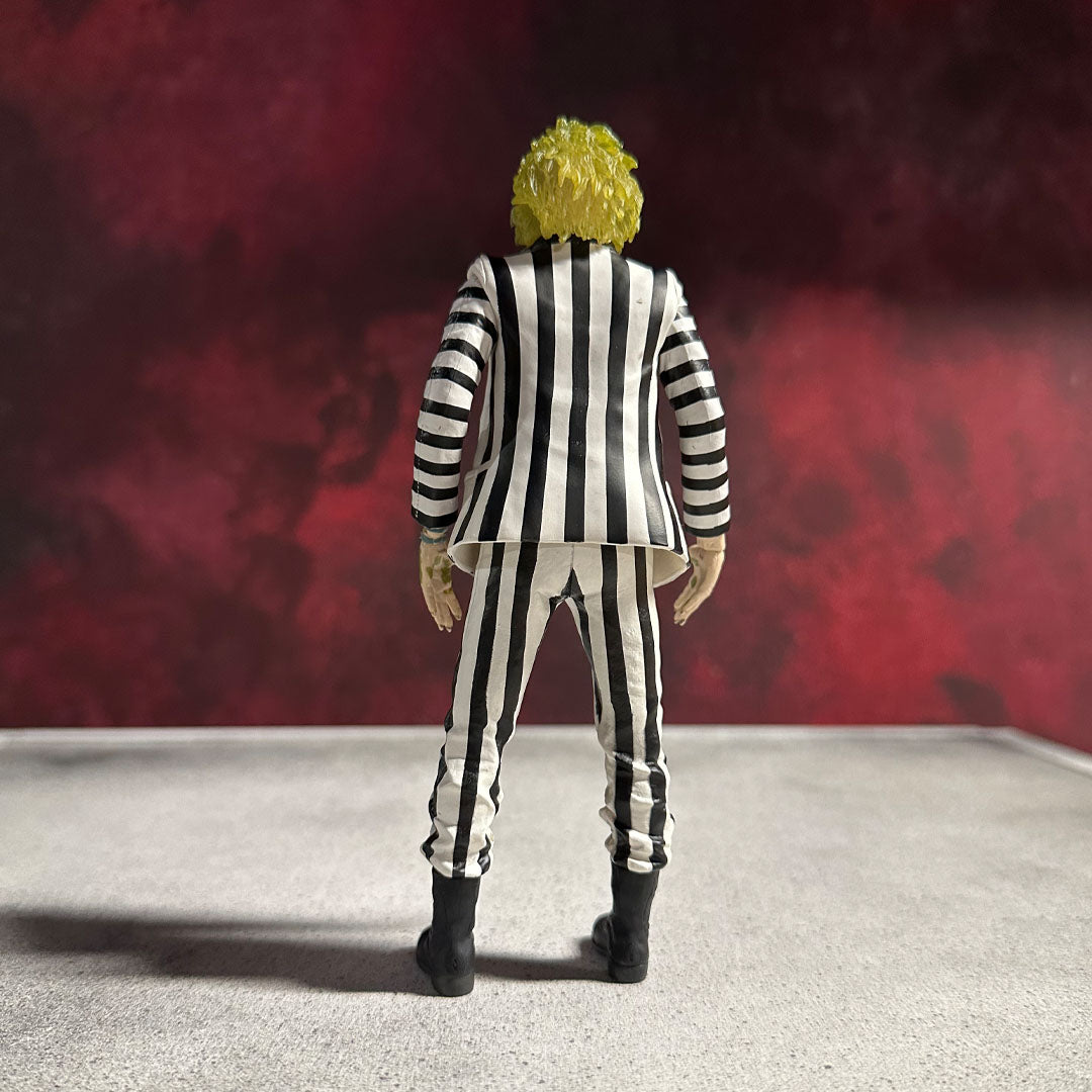 Beetlejuice (1988) - Black and White Striped Suit Beetlejuice 7" Scale Action Figure