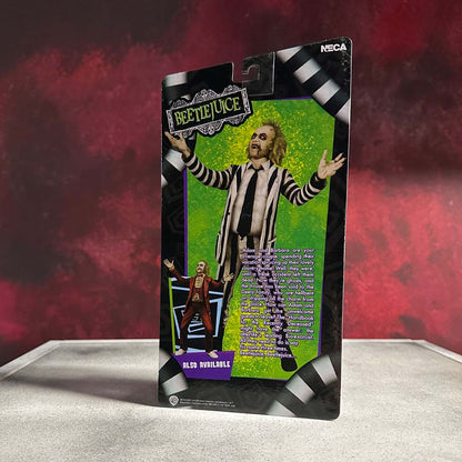 Beetlejuice (1988) - Black and White Striped Suit Beetlejuice 7" Scale Action Figure