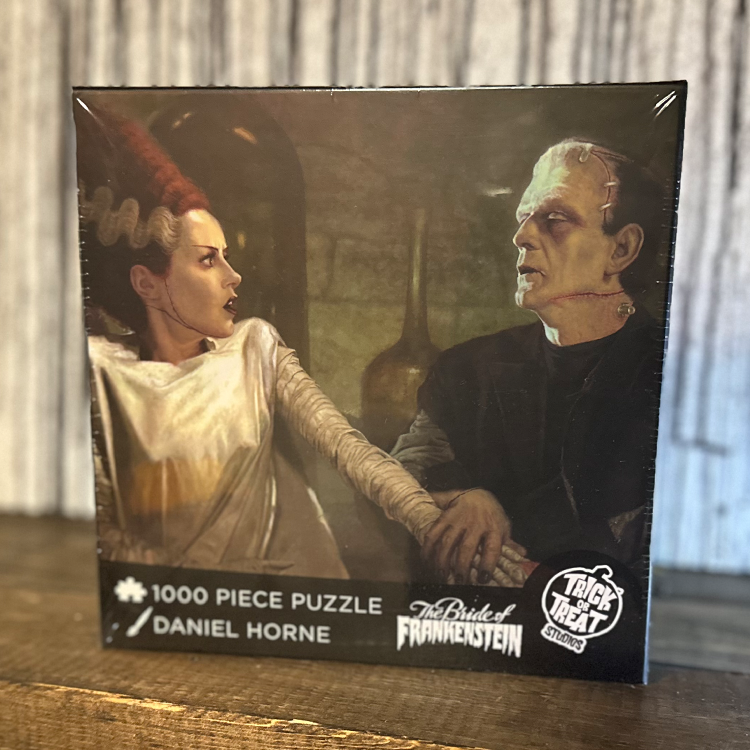 Frankenstein with Bride Jigsaw Puzzle