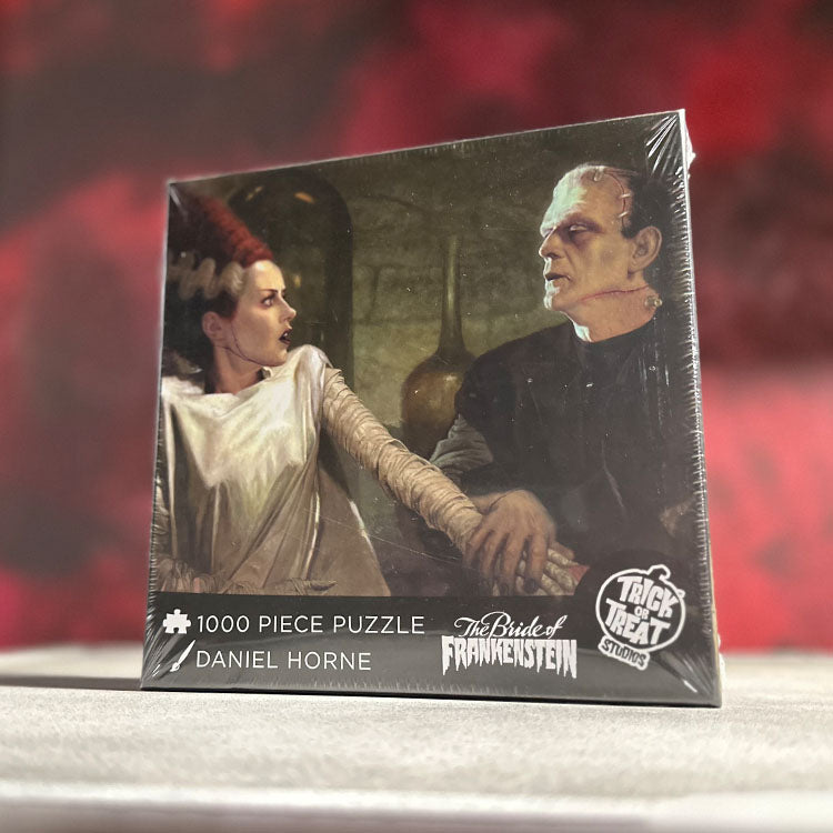 Frankenstein with Bride Jigsaw Puzzle