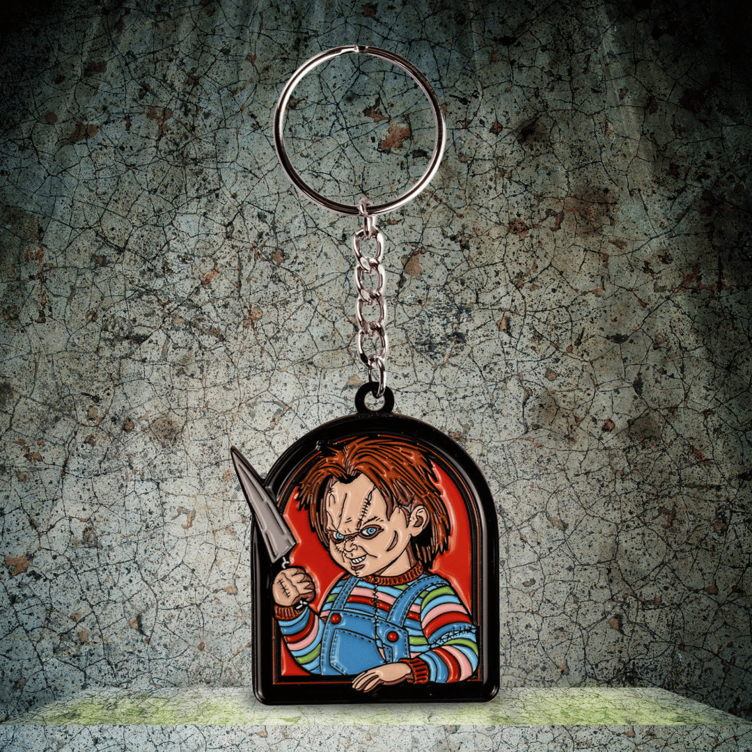 Chucky Enamel Keychain