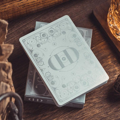 Smoke & Mirrors Playing Cards V8 Silver Standard Edition