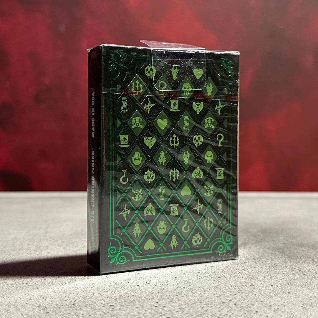 Disney Villains Playing Cards (Green)