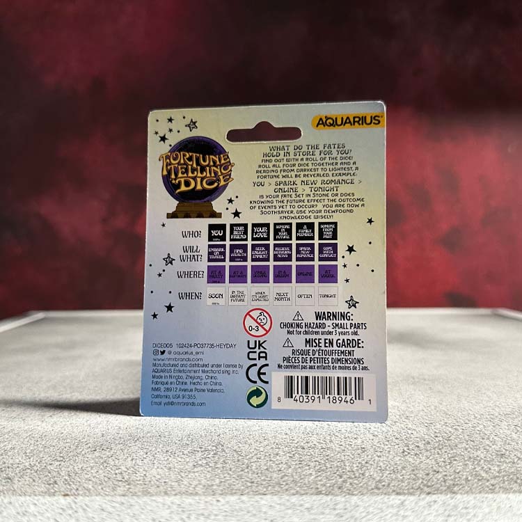 Fortune Telling Dice Game – Fun Novelty Gift for Parties &amp; Game Nights