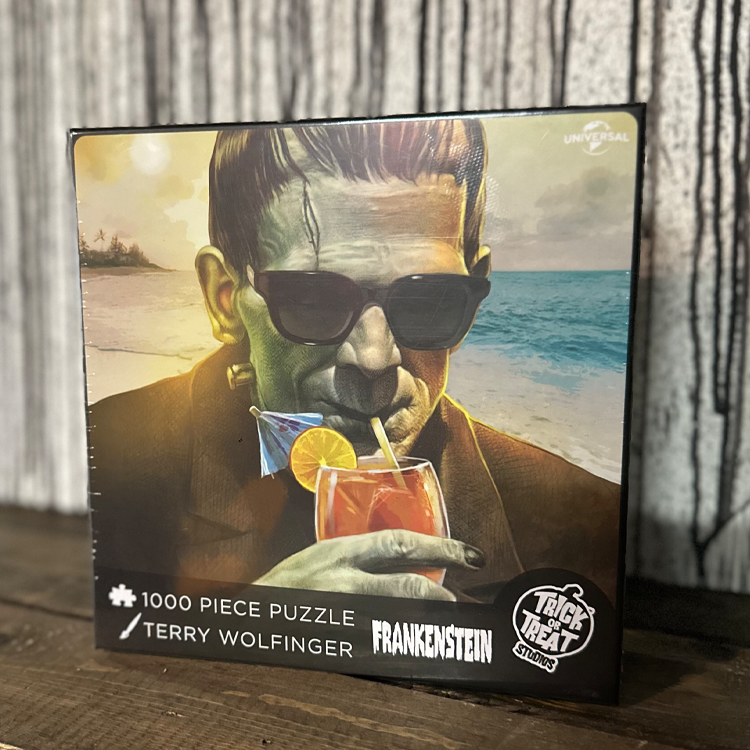 Frankenstein at the Beach Jigsaw Puzzle