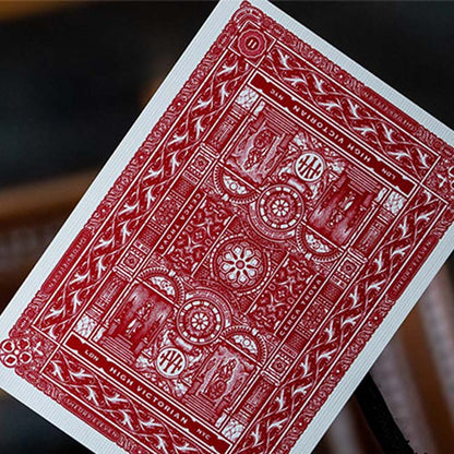 High Victorian (Red) Playing Cards by theory11