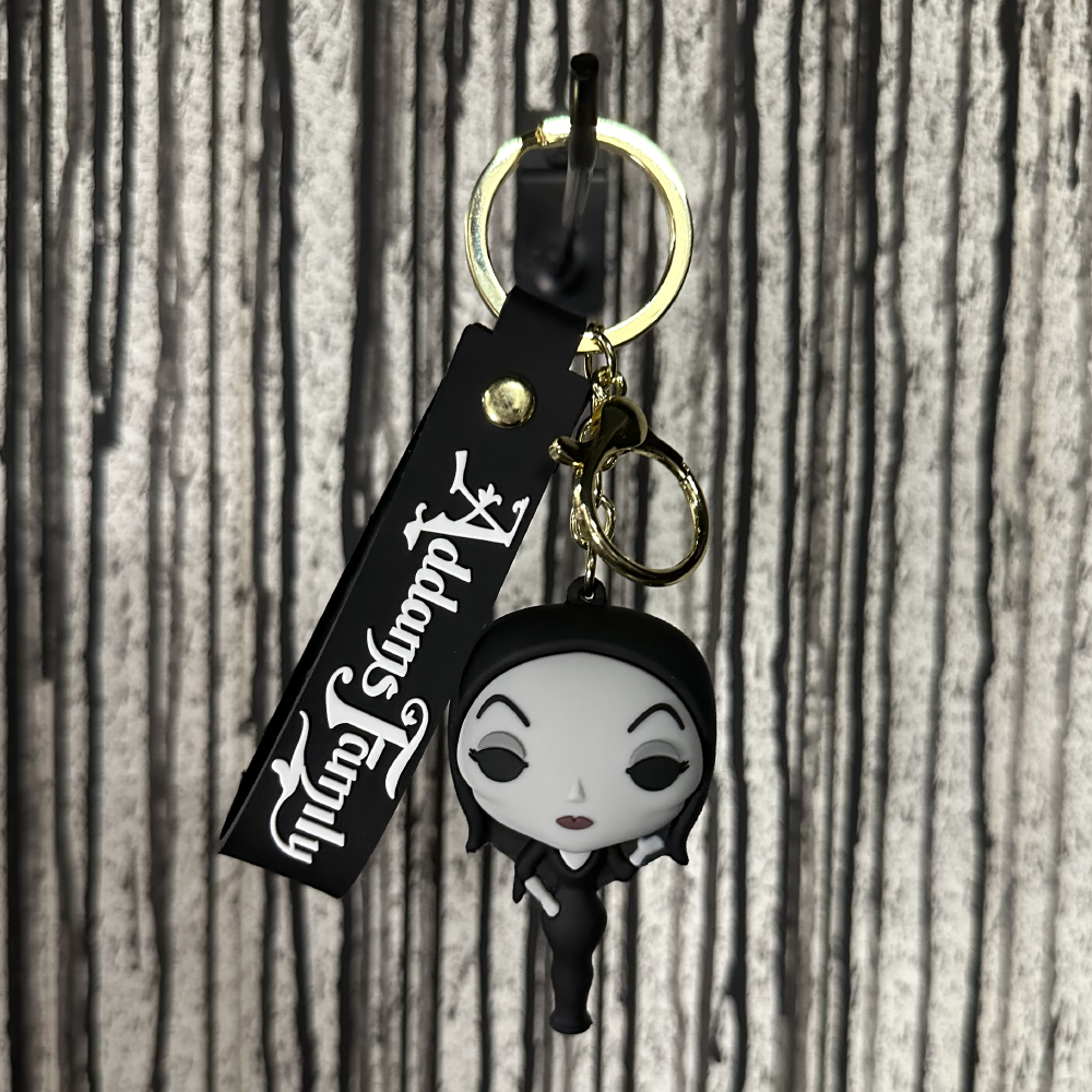 Morticia Addams Family Keychain